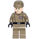 LEGO Imperial Officer med Mørkebrun Uniform  Minifigur