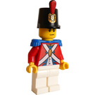 LEGO Imperial Soldat avec Decorated Shako Chapeau et Bleu Epaulettes Minifigurine