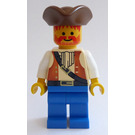 LEGO Imperial Trading Post Pirate with Brown Ascot and Black Belt Minifigure