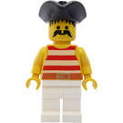 LEGO Imperial Trading Post Pirate with Red and White Striped Shirt Minifigure