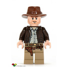 LEGO Indiana Jones with Brown Jacket and Closed Mouth Grin Minifigure