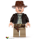 LEGO Indiana Jones with Brown Jacket and Open Mouth Grin Minifigure