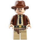 LEGO Indiana Jones with Brown Jacket and Tie Minifigure