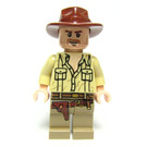 LEGO Indiana Jones with Tan Shirt and Closed Mouth Minifigure