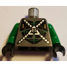 LEGO Insectoids Space Torso with Silver 'X' (973)