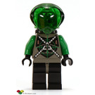 LEGO Insectoids Villian met Airtanks Minifigure Hoofd met Green Haar en Copper Eyepiece
