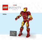 LEGO Iron Man Figure Set 76206 Instructions