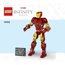 LEGO Iron Man Figure 76206 Инструкции