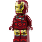 LEGO Iron Man Mark 6 Pantser met Battle Damage Minifiguur