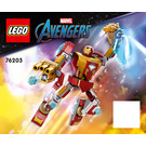 LEGO Iron Man Mech Armor 76203 Инструкции