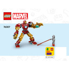 LEGO Iron Man Mech vs. Ultron Set 76307 Instructions