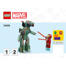 LEGO Iron Man & War Machine vs. Hammer Drones Set 76320 Instructions