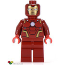 LEGO Iron Man with Dark Red Armor Minifigure