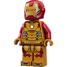 LEGO Iron Man med Pärlguld Rustning Minifigur