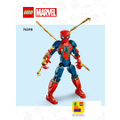 LEGO Iron Spider-Man Konstruktion Figure 76298 Instructions