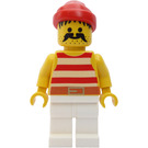 LEGO Island Pirat med Stor Moustache Minifigur