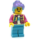 LEGO Izzie with Light Yellow and Pink Jacket Minifigure