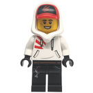 LEGO Jack Davids with White Hoodie (Smile / Angry) Minifigure