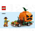 LEGO Jack-O'-Lantern Pickup Truck Set 40822 Instructions
