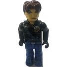 LEGO Jack Stone avec Noir Jacket et Bleu Safety Sash Figurine