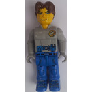 LEGO Jack Stone with Light Gray Rescue Jacket Minifigure
