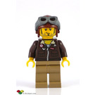 LEGO Jake Raines with Brown Jacket and Aviator Hat Minifigure
