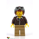 LEGO Jake Raines with Brown Jacket and Aviator Helmet Minifigure