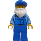 LEGO Janitor with White Beard Minifigure