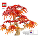 LEGO Japanese Maple Tree Set 10348 Instructions