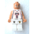 LEGO Jason Kidd, New Jersey Nets met #5 Home Uniform minifiguur