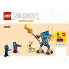 LEGO Jay's Mech Battle Pack Set 71805 Instructions