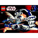 LEGO Jedi Starfighter met Hyperdrive Booster Ring 7661 Instructions