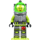 LEGO Jeff Fisher avec Green Flippers et Visière Figurine