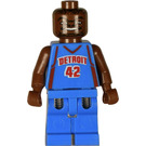 LEGO Jerry Stackhouse, Detroit Pistons, Road Uniform #42 Minifigure