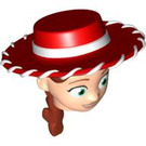 LEGO Jessie Head with Hat and Ponytail (87765)