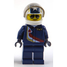 LEGO Jet Pilot med hvid Crash Hjelm med Stjerne Minifigur