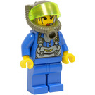 LEGO Jet z Przezroczysty Neon Zielony Przyłbica Minifigurka