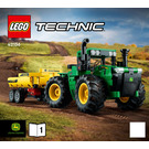 LEGO John Deere 9620R 4WD Tractor Set 42136 Instructions