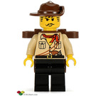 LEGO Johnny Thunder (Desert) avec Sac à dos Minifigurine