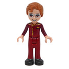 LEGO Julian med Mørk rød Antrekk Minifigur