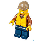 LEGO Djungel Exploration Man med Flytväst Minifigur