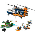 LEGO Jungle Explorer Helicopter at Base Camp Set 60437