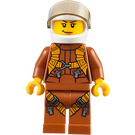 LEGO Djungel Explorer Pilot med Hjälm Minifigur