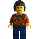 LEGO Jungle Explorer with Black Short Hair Minifigure