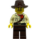 LEGO Jungle Explorer with Tan Shirt and Fedora Hat Minifigure