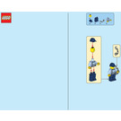 LEGO Justin Justice's Police Car Set 952201 Instructions