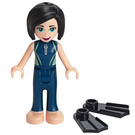 LEGO Kacey, Dark Blauw en Sand Green Wetsuit minifiguur