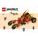 LEGO Kai's Golden Drachen Raider  71773 Instructions