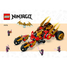 LEGO Kai's Golden Dragon Raider  71773 Instrukcje