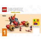 LEGO Kai's Mech Storm Rider Set 71830 Instructions